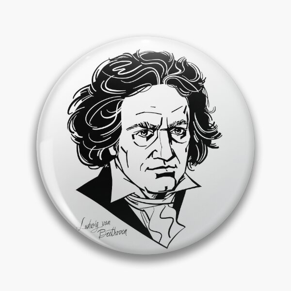 Artikelvorschau, Ludwig van Beethoven entworfen und verkauft von Irina Ivanova.