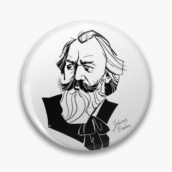 Artikelvorschau, Johannes Brahms entworfen und verkauft von Irina Ivanova.