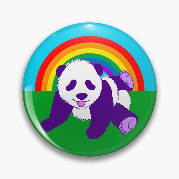 Item preview, Cute Purple Panda Rainbow designed and sold by Epic Love Designs.