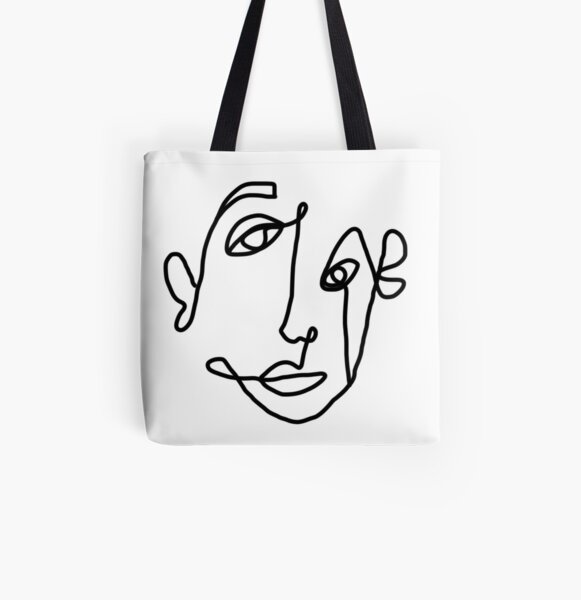 FACE All Over Print Tote Bag