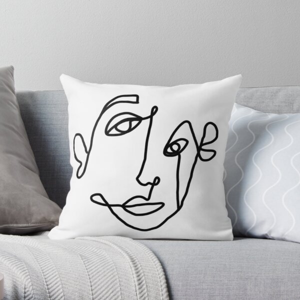 FACE Throw Pillow