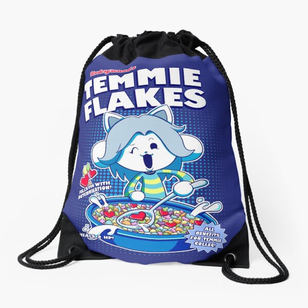Temmie Flakes! Drawstring Bag