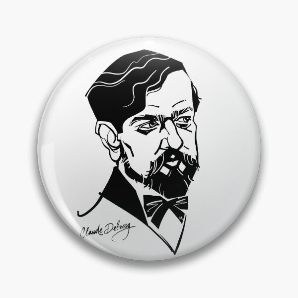 Item preview, Claude Debussy designed and sold by Irina Ivanova.