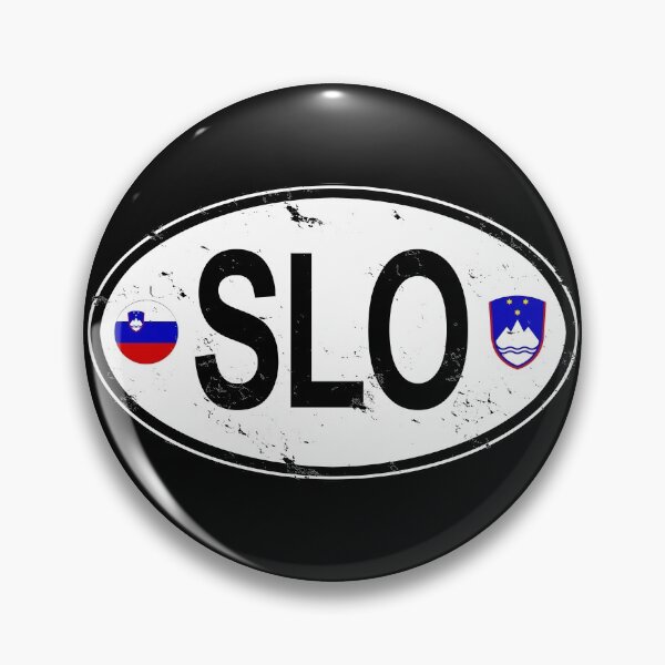 Item preview, Slovenia Oval Country Code Decal designed and sold by rogue-design.