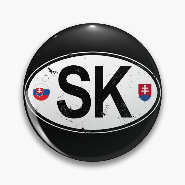 Item preview, Slovakia Oval Country Code Decal designed and sold by rogue-design.