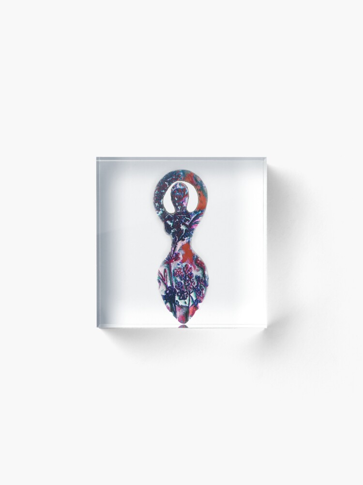 Alternate view of Flora Goddess of Flowers Acrylic Block