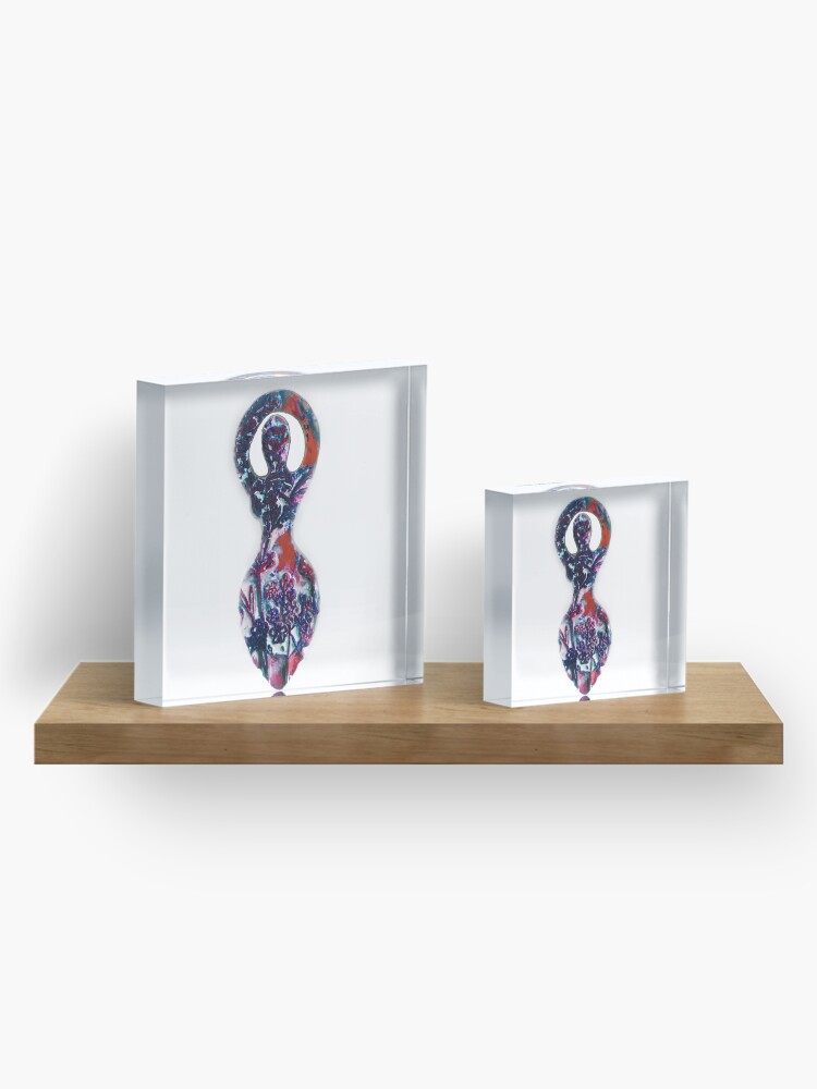 Alternate view of Flora Goddess of Flowers Acrylic Block
