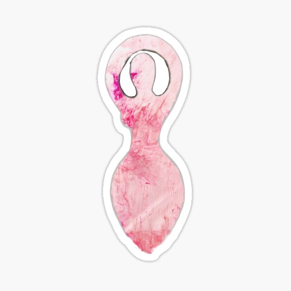 Red Tourmaline Goddess Sticker