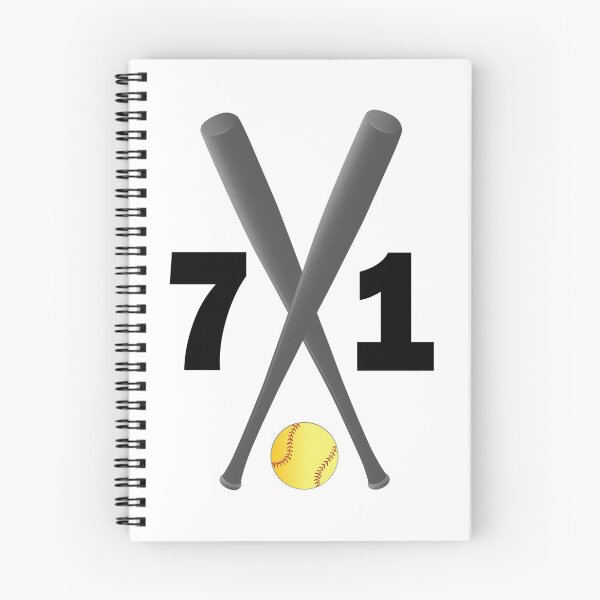 Item preview, Softball number 71 - seventy one with bats and ball designed and sold by AllShirts21.