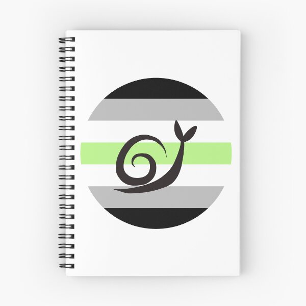 Item preview, Agender Minimalist Pride Snail Logo designed and sold by PrideSnails.
