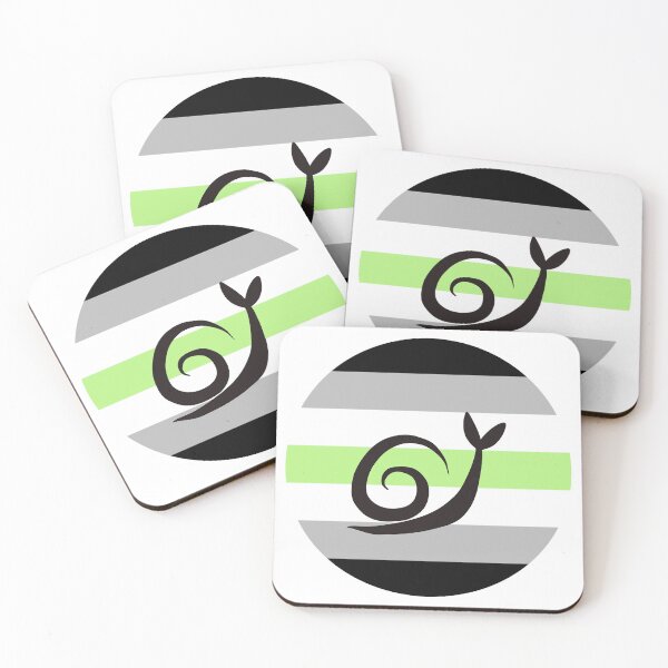 Item preview, Agender Minimalist Pride Snail Logo designed and sold by PrideSnails.