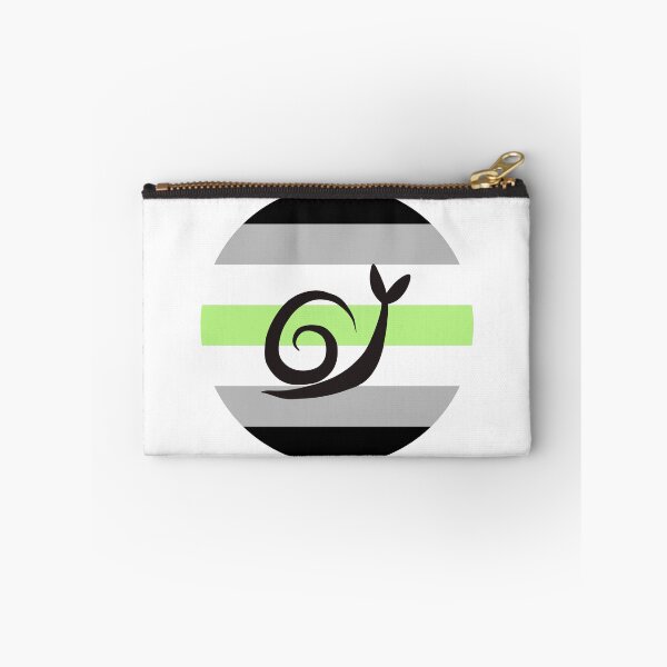 Item preview, Agender Minimalist Pride Snail Logo designed and sold by PrideSnails.
