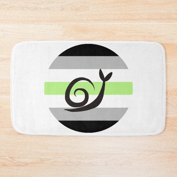 Item preview, Agender Minimalist Pride Snail Logo designed and sold by PrideSnails.