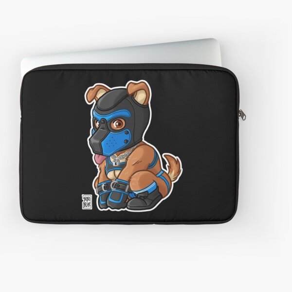 PLAYFUL PUPPY - BLUE MASK - BEARZOO SERIES Laptop Sleeve