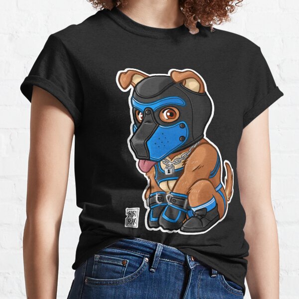 PLAYFUL PUPPY - BLUE MASK - BEARZOO SERIES Classic T-Shirt