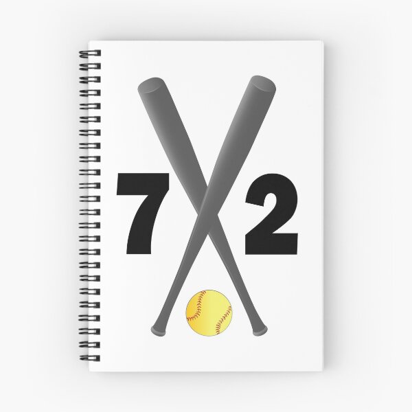 Item preview, Softball number 72 - seventy two with bats and ball designed and sold by AllShirts21.