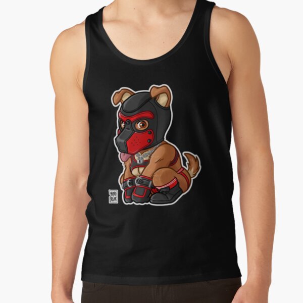 PLAYFUL PUPPY - RED MASK - BEARZOO SERIES Tank Top