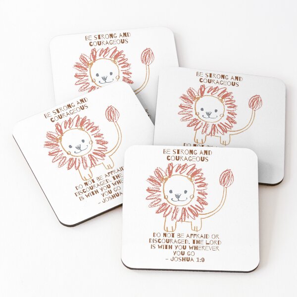Item preview, Strong and Courageous designed and sold by LamamaDesigns.