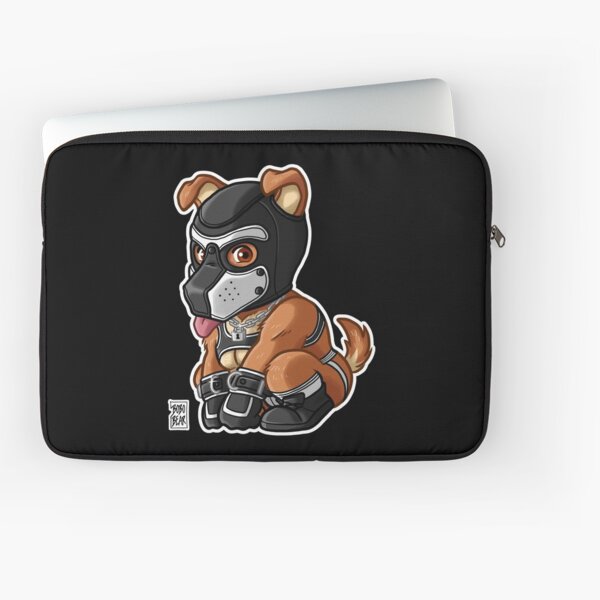 PLAYFUL PUPPY - WHITE MASK - BEARZOO SERIES Laptop Sleeve