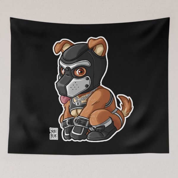 Item preview, PLAYFUL PUPPY - WHITE MASK - BEARZOO SERIES designed and sold by bobobear.