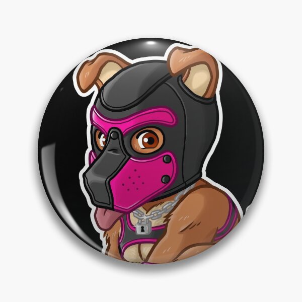 Item preview, PLAYFUL PUPPY - PINK MASK - BEARZOO SERIES designed and sold by bobobear.