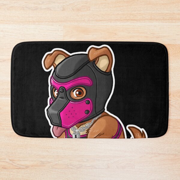 Item preview, PLAYFUL PUPPY - PINK MASK - BEARZOO SERIES designed and sold by bobobear.