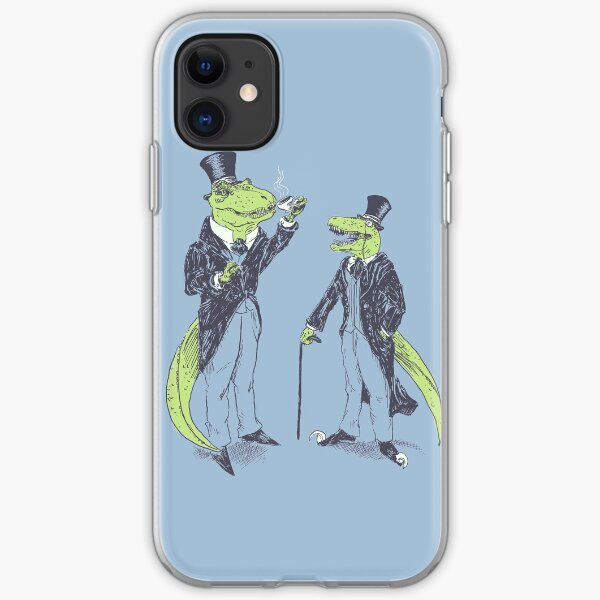 Tea Rex and Velo Sir Raptor iPhone Soft Case