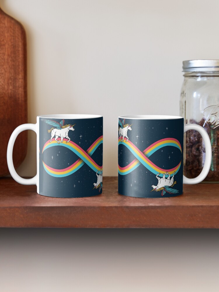 White Infinite Mug