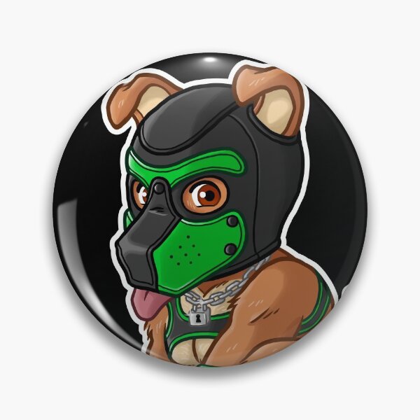 PLAYFUL PUPPY - GREEN MASK - BEARZOO SERIES Pin