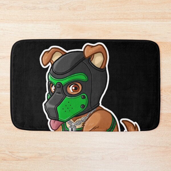 Item preview, PLAYFUL PUPPY - GREEN MASK - BEARZOO SERIES designed and sold by bobobear.
