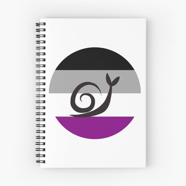 Item preview, Asexual Ace Minimalist Pride Snail Logo designed and sold by PrideSnails.