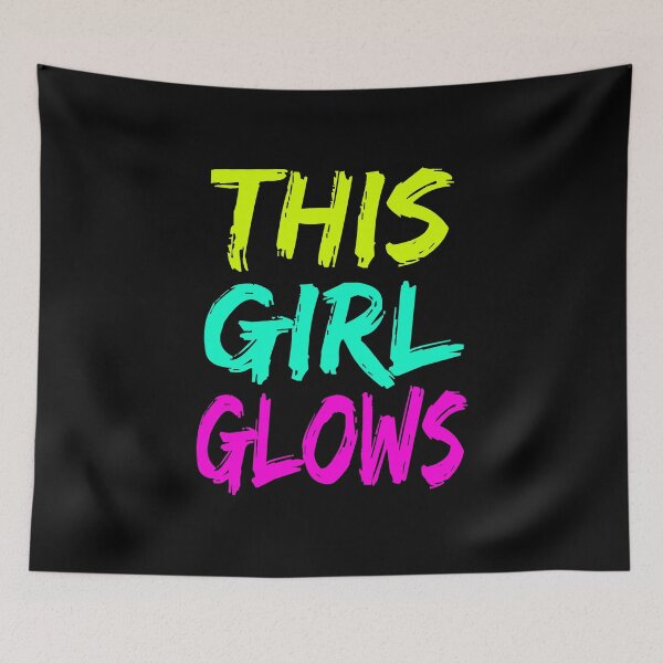 Item preview, This Girl Glows Glow Birthday Party product designed and sold by RedmonsDesigns.
