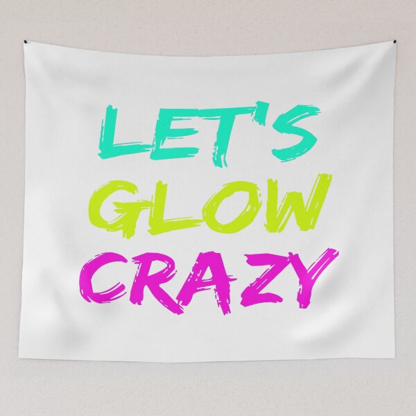 Item preview, Let's Glow Crazy Glow Birthday Party design designed and sold by RedmonsDesigns.