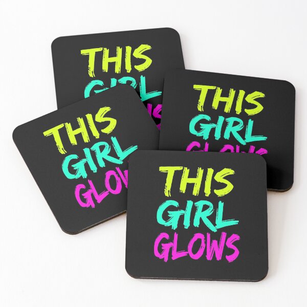 Item preview, This Girl Glows Glow Birthday Party product designed and sold by RedmonsDesigns.