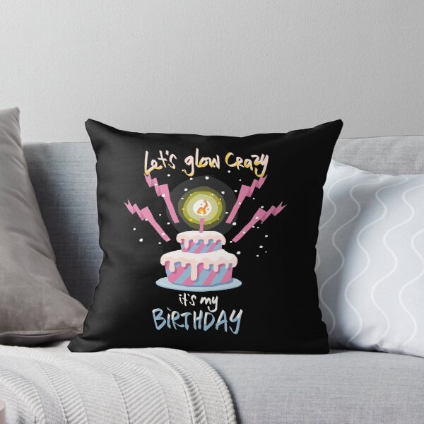 Item preview, Let's Glow Crazy It's My Birthday Glow Party graphic designed and sold by RedmonsDesigns.