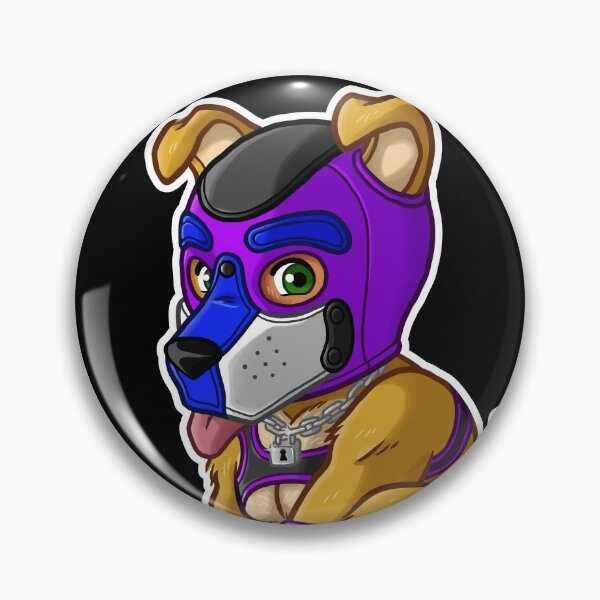 Item preview, PLAYFUL PUPPY - PURPLE MASK - BEARZOO SERIES designed and sold by bobobear.