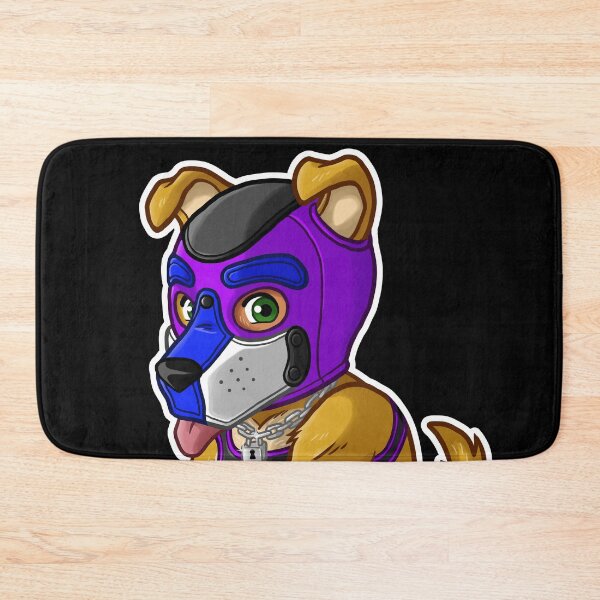 Item preview, PLAYFUL PUPPY - PURPLE MASK - BEARZOO SERIES designed and sold by bobobear.