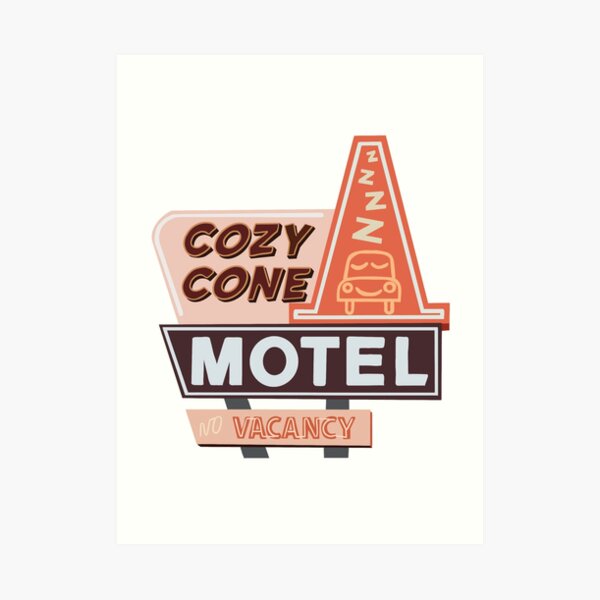 Cozy Cone Motel Lámina artística