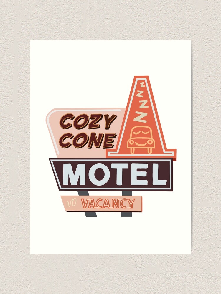 Alternate view of Cozy Cone Motel Art Print