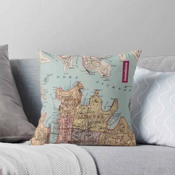 Item preview, City of Sydney map designed and sold by madewithslnsw.