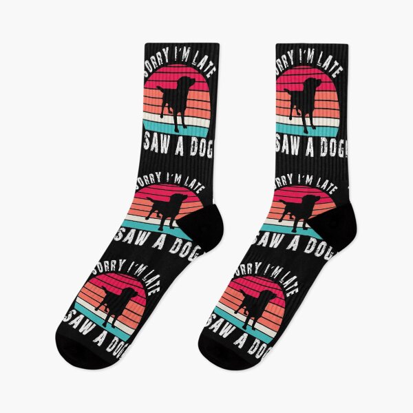 Item preview, Retro Vintage Lo siento, llegué tarde vi un perro designed and sold by AnimaLovers.