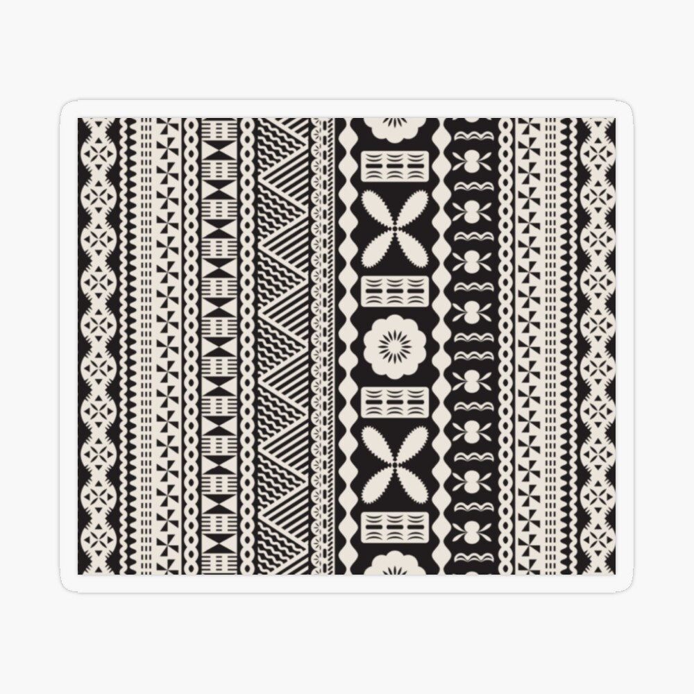 Fonulei Pattern - Tongan Ngatu Art Board Print for Sale by lolomastudio