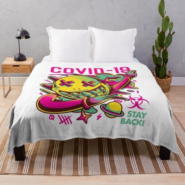 Item preview, COVID-19 - Stay Back! (Dabbing Smiley) designed and sold by BeerBro-Designs.