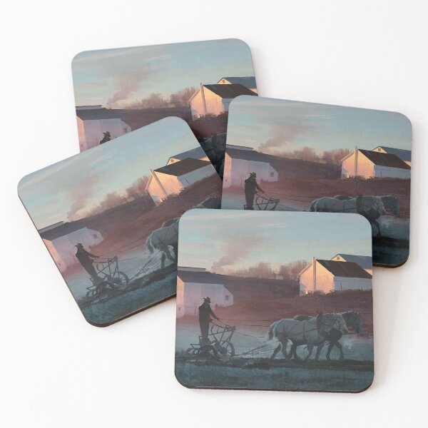 Item preview, Farmer Plowing in the Still Morning Air designed and sold by Dan Phyillaier.