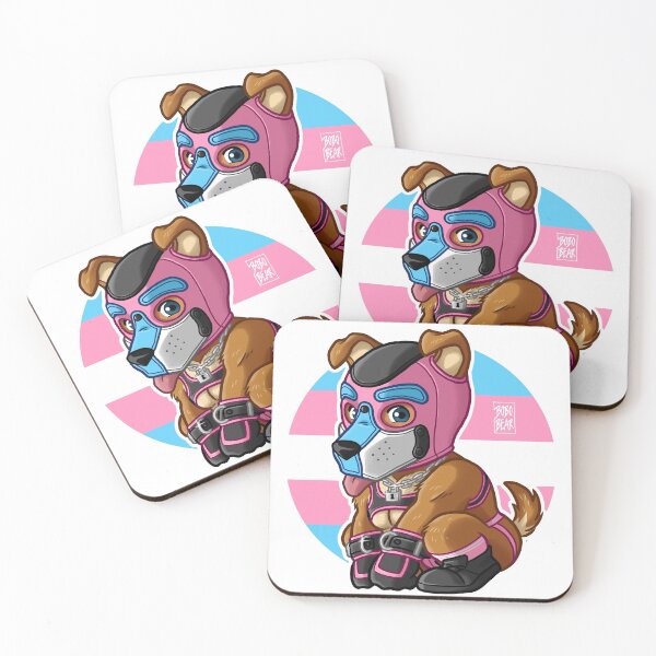 Item preview, PLAYFUL PUPPY - TRANSGENDER FLAG - BEARZOO SERIES designed and sold by bobobear.