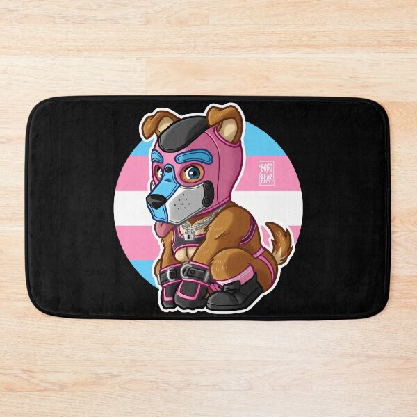 Item preview, PLAYFUL PUPPY - TRANSGENDER FLAG - BEARZOO SERIES designed and sold by bobobear.