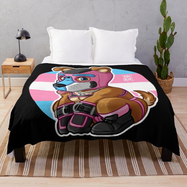 Item preview, PLAYFUL PUPPY - TRANSGENDER FLAG - BEARZOO SERIES designed and sold by bobobear.