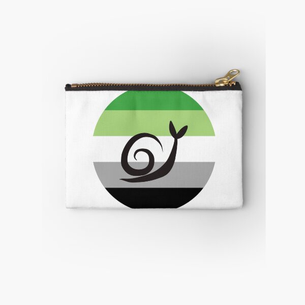 Item preview, Aromantic Aro Minimalist Pride Snail Logo designed and sold by PrideSnails.
