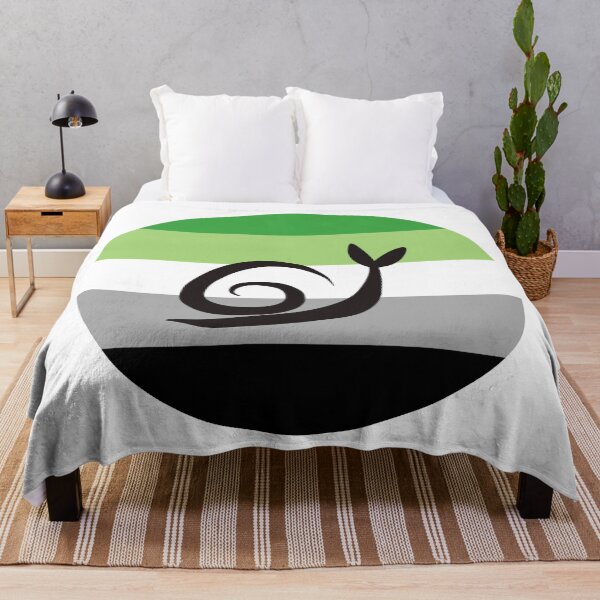 Item preview, Aromantic Aro Minimalist Pride Snail Logo designed and sold by PrideSnails.