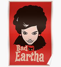 Eartha Kitt - That Bad Eartha Retro Poster Poster